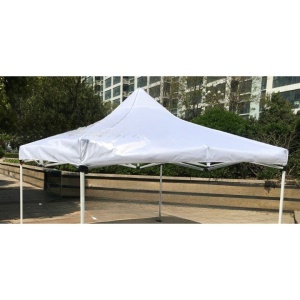 Prelata,copertina pentru acoperis cort tip pavilion Flippy, 3 x 4.5 m , impermeabila, invelis din material textil oxfort 700D, cauciucat Alb - Img 3