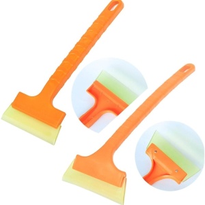 Racleta pentru Masina, Flippy, pentru Deszapezire, din ABS, 29 x 10 cm, Portocaliu - Img 4