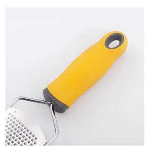 Razatoare manuala Flippy, perie inclusa, Inox, usor de utilizat, 31x6.7 cm, Galben - Img 3