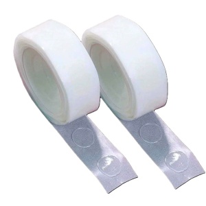 Rola Dubla-Adeziva, Flippy, pentru Lipit Baloane, 100 de Buline cu Diametru 1.2 cm, Transparent