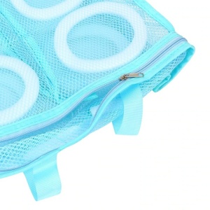 Sac pentru Spalare Incaltaminte, Flippy, pentru Masina de Spalat, 28x24.5x8 cm, Albastru - Img 2