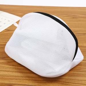 Sac pentru spalare si uscare incaltaminte Flippy, compatibil cu masina de spalat, material rezistent, 42 x 24 x 24 cm, alb - Img 7