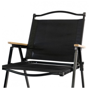 Scaun camping, Aluminiu, Pliabila, Flippy, 52 x 53 x 80 cm, Negru - Img 4