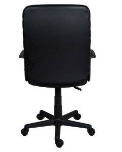Scaun de birou directorial US72 Rilke, negru, 58x60.5x97.5-109 cm - Img 4