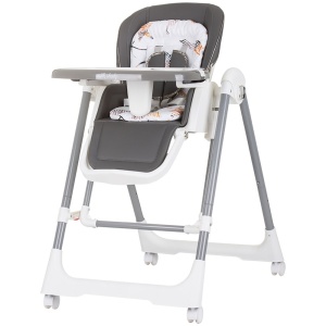 Scaun de masa Chipolino Milk Shake 2 in 1 ash grey - Img 1