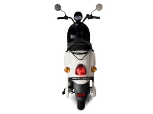 Scuter Electric, 2000W, Fara Permis, Voltarom S2, autonomie pana la 60 km, Alb - Img 4