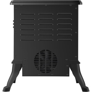 Semineu Electric, Flippy, cu Efect Flacara, 1500/1200W, Incalzire PTC, 220 V, din Plastic Ignifug, 38 x 23 x 45 cm, Negru - Img 3
