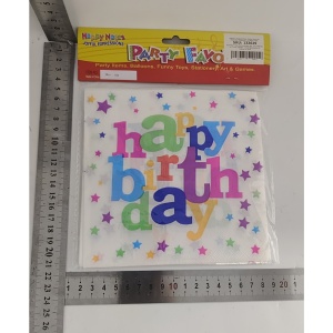 Set 10 Servetele de Masa, Flippy, Colectia Happy Birthday, 32 x 32 cm, din Hartie, Multicolor - Img 6