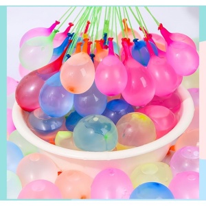 Set 111 Baloane din Latex, Flippy, Aqua Party, Sistem de Umplere Rapida, 10 cm Diametru, Multicolor - Img 2