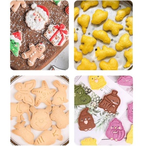 Set 12 forme pentru prajituri Flippy, material polipropilena, diverse forme, pentru orice ocazie, adancime 1.6 cm, 23.3 x 33.5 x 1.8 cm, multicolor - Img 15