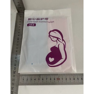 Set 2 Centuri de Monitorizare a Ritmului Cardiac Fetal, Flippy, Material Moale si Elastic, 6 x 130 cm, Albastru/Roz - Img 9