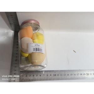 Set Buretei Machiaj, Flippy, Premium, 7 bucati, galben - Img 9