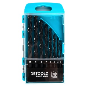 Set burghie Detoolz pentru metal 8 bucati G01 - Img 2