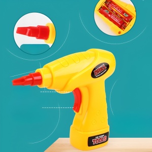 Set Constructie Bormasina Magica cu Servieta, Flippy, 310 Piese, Albastru, Piese Multicolore, Plastic, 31x46 cm - Img 7