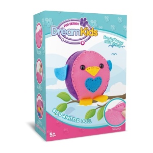 Set creatie perna pentru copii Model 2, Dream Kids, Pasare - Img 3