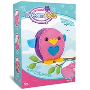Set creatie perna pentru copii Model 2, Dream Kids, Pasare - Img 1