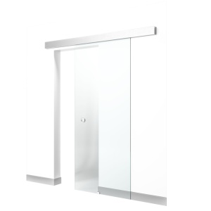 Set usa glisanta sticla RS120, sablat, 85x205x0.8 cm - Img 3