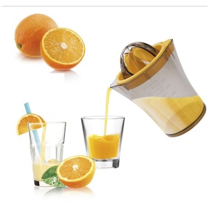 Storcator manual citricie Flippy, cu recipient de 600 ml, 15x8.5x13.5 cm, material ABS, Transparent - Img 5