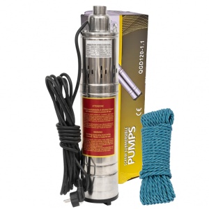 *Super pret* Pompa submersibila QGD 3.0, 1100 W, 120 m inaltime, 3 mc/h, 1" + SUFA