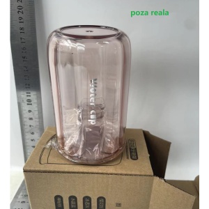 Suport Multifunctional 2 in 1, Pahar si Suport pentru Periuta de Dinti, Flippy, Plastic, Dimensiune: 10.4 x 7.3 x 7.3 cm, Roz - Img 2
