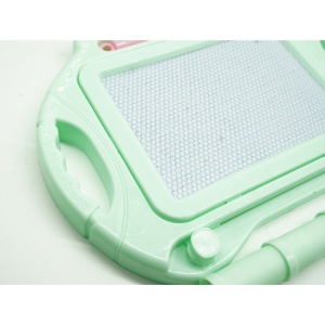 Tabla Magnetica pentru desen Flippy, Pix, forma dreptunghi, dimensiuni 23x17 cm, Dezvolta Creativitatea, cu picioare suport, Verde - Img 3