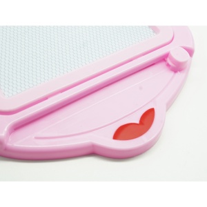 Tabla Magnetica pentru desen Flippy, Pix, forma Soricel, dimensiuni 23x26.5 cm, Dezvolta Creativitatea, Roz - Img 2