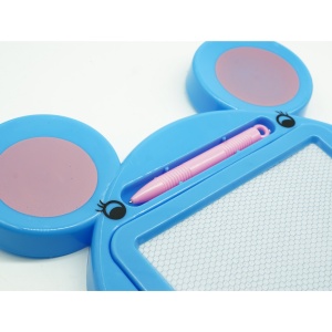 Tabla Magnetica pentru desen Flippy, Pix, forma Soricel, dimensiuni 23x26.5 cm, Dezvolta Creativitatea, Albastru - Img 3