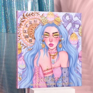 Trusa de Machiaj, KEVIN & COCO, Easter Style Blue, 69 culori, 20 x 22.5 cm - Img 2