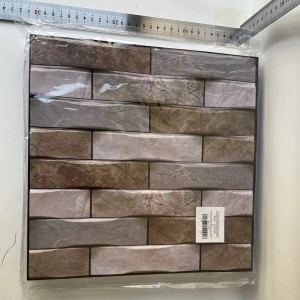 10 x Placi Tapet Autocolant 3D cu Imitatie de Marmura, pentru Perete Bucatarie Sufragerie, Usor de Curatat, Rezistent la Apa, Autoadeziv, 30x30 cm, Gri Maro Bej - Img 6