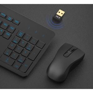 Adaptor Bluetooth, Flippy, 5.0, Wireless, pentru PC/Laptop, Interfata USB, 20 mbps, Negru - Img 3