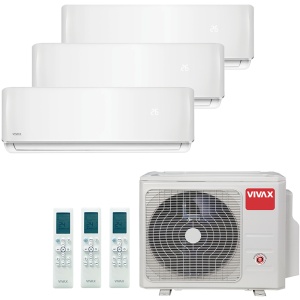Aer Conditionat MULTISPLIT VIVAX ACP-21COFM60AERI / 2x ACP-09CH25AERI WHITE + ACP-12CH35AERI WHITE R32 Triplu Split Inverter - Img 6