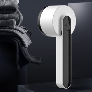 Aparat Pentru Curatat Scame, Par Si Praf, Flippy, Trimmer pentru Diferite Tipuri De Material, Cu Lame Din Otel Inoxidabil, Maner Ergonomic, Incarcare Prin USB, Alb - Img 2