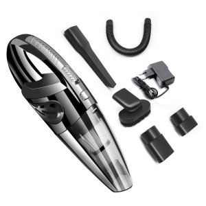 Aspirator de Mana Portabil Turbo, Flippy, pentru Uz Caznic sau Auto, Functie de Aspirare Umeda si Uscata, Incarcare la Priza, 32.000 rot/min, Putere 120W, Aspirare cu Vid de 4 Bar, 5 Accesorii pentru Spatii Inguste, Negru - Img 8