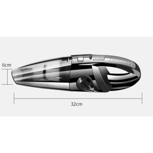 Aspirator de Mana Portabil Turbo, Flippy, pentru Uz Caznic sau Auto, Functie de Aspirare Umeda si Uscata, Incarcare USB, 32.000 rot/min, Putere 120W, Aspirare cu Vid de 4 Bar, 5 Accesorii pentru Spatii Inguste, Negru - Img 10
