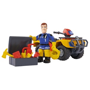 ATV Simba Fireman Sam, Sam Mercury Quad cu figurina Sam si accesorii - Img 1
