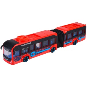 Autobuz Dickie Toys Volvo City Bus 40 cm rosu - Img 1