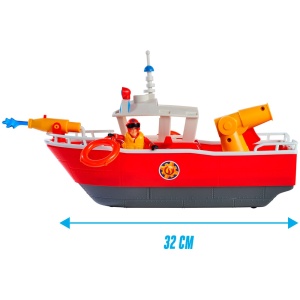 Barca Simba Fireman Sam Titan Fireboat 32 cm cu figurina si accesorii - Img 3