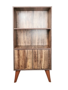 Biblioteca Retro, maro, 60x30x120 cm - Img 1