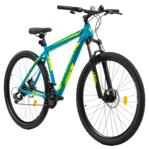 Bicicleta MTB Colinelli COL25, Marimea L, 29 inch, Verde, Schimbator Shimano ST-EF500 EZ-FIRE PLUS, 24 Viteze, Cadru Aluminiu, Frane pe Disc - Img 2