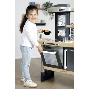 Bucatarie Smoby Tefal Evolutive albastru cu accesorii - Img 7