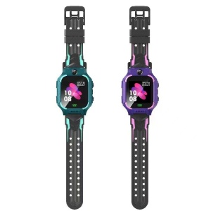 Ceas Smartwatch Flippy, Pentru Copii, Model Q19 Z6, Localizare LBS, Istoric Traseu, Monitorizare Spion, Camera Foto, Lanterna, Chat Vocal, Apel SOS, Roz/Mov - Img 12