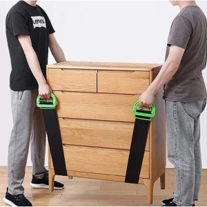 Chinga Tip Banda Elastica Pentru Transportul Obiectelor Grele, Flippy, Lungime Maxima 1.7 m, Greutate de Sustinere 100 kg, Negru/Verde - Img 3