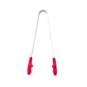 Cleste Creativ pentru Mancare, Flippy, Model Manute din Silicon, 14.5x3 cm, Rezistent la Temperaturi Inalte si Coroziune, Rosu - Img 5