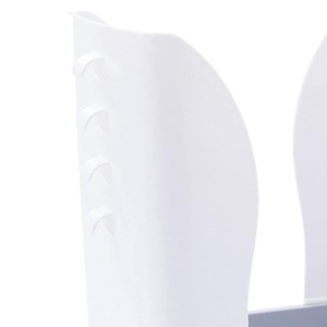 Cos de Gunoi Extensibil, Flippy, din Plastic, Reglabil, Pliabil, Versatil, pentru Bucatarie, Baie sau Birou, Cos Universal, 21x25x17 cm, Alb Gri - Img 8