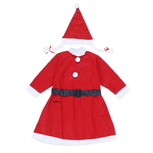 Costum Craciunita Flippy® Fata, 7-9 ani, 3 piese, Polar - Img 1