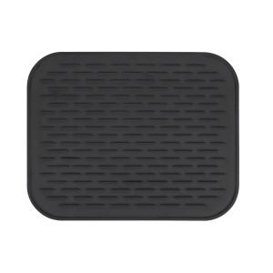 Covoras din Silicon pentru Scurgere Vase, Flippy, Uz Casnic, Rezistent la Temperaturi Ridicate, Izolator, 30x24 cm, Negru - Img 8
