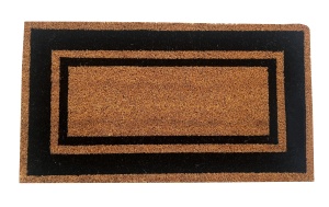 Covoras intrare, negru, 33x60 cm - Img 1