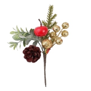 Decoratiune de Craciun, Flippy, 13 x 18 cm, Model Buchetel 3, Multicolor - Img 1