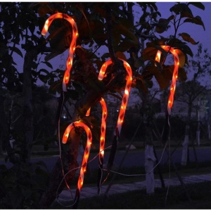 Decoratiune luminoasa pentru Craciun pe baterii, Acadele, pentru exterior, 28 cm - Img 5