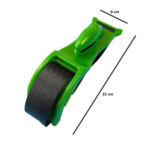 Deviator Centura de Siguranta, Flippy, pentru Burtica Gravidelor, Universal, Ajustabil, 21x6 cm, Model Delfin Verde - Img 2